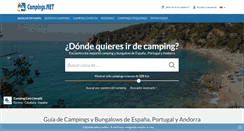 Desktop Screenshot of campings.net