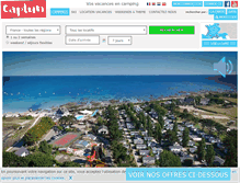 Tablet Screenshot of campings.fr