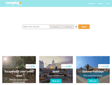 Tablet Screenshot of campings.com