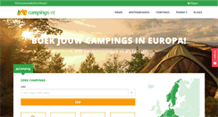 Desktop Screenshot of campings.nl